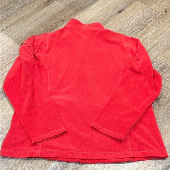 L.L. Bean Size L Red Women's Cowl & Turtleneck Sweater Fleece - Picture 6 of 6